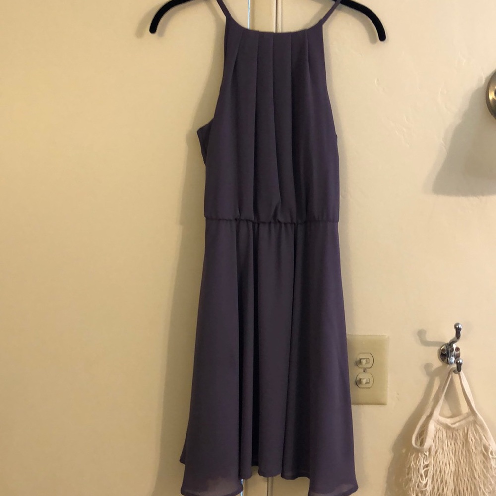 Purple dress